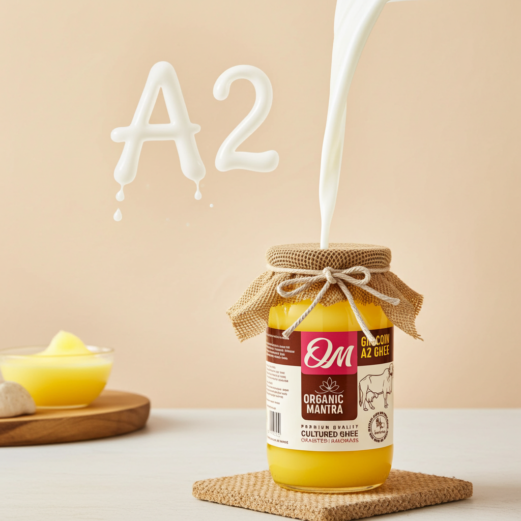 Organic Mantra A2 Bilona Gir Cow Ghee – Cultured Ayurvedic Ghee